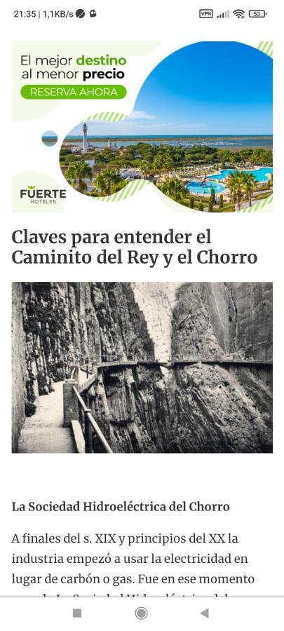 alojamiento alora Castillo árabe y museo Esterno foto